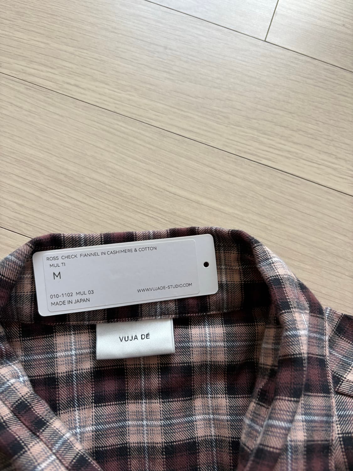 [M] Vuja de Ross check shirt 상품이미지5