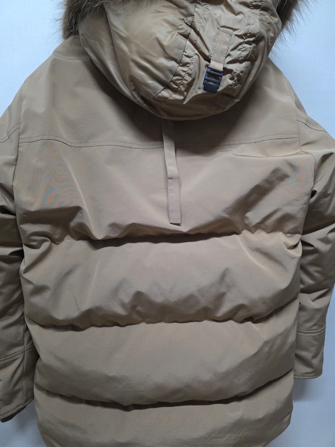 몽클레어 폴라 pola 라쿤 다운 구스 패딩 베이지5(110 xxl) 상품이미지3