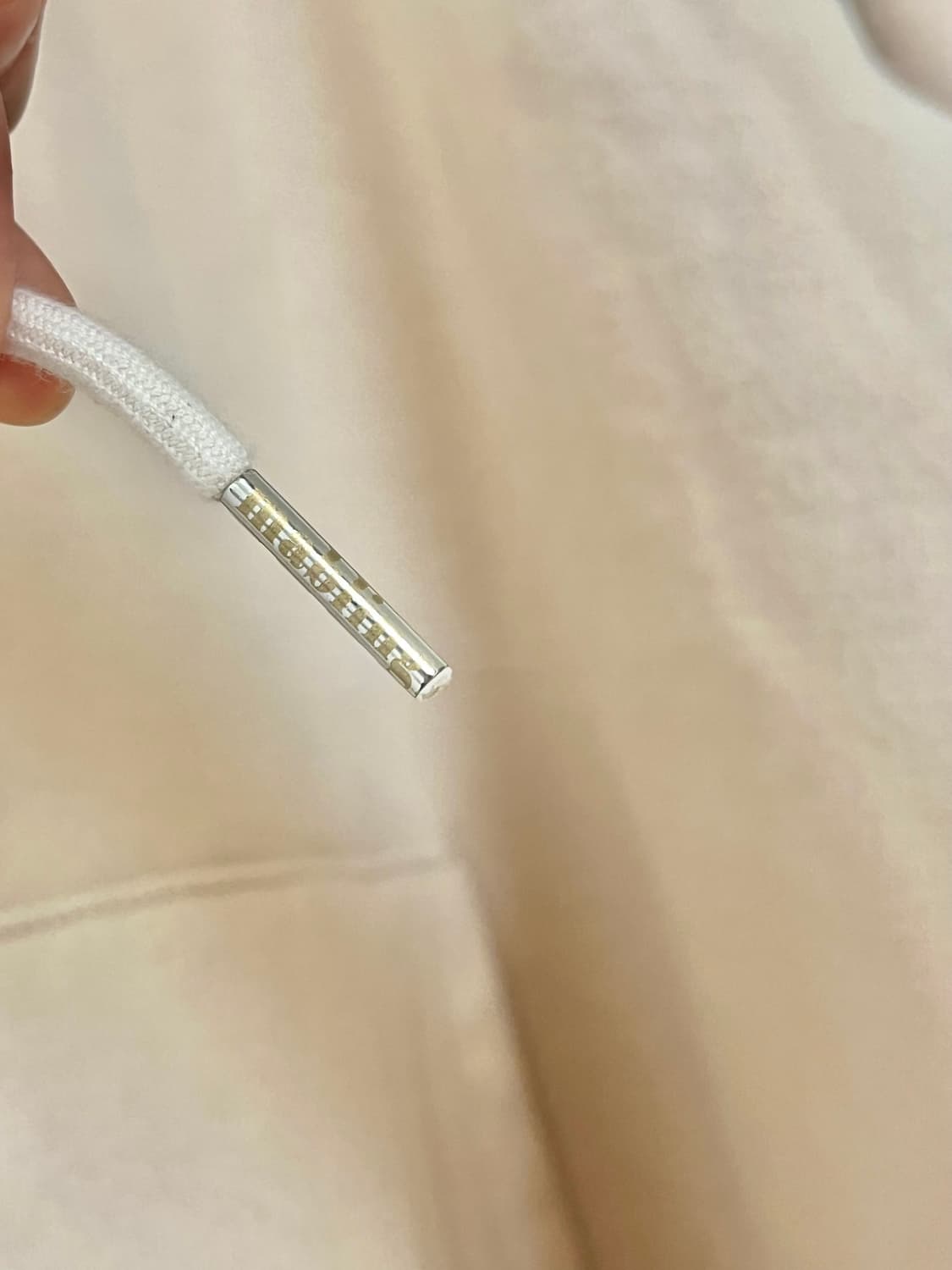 Mabling 마블링 자수 크로와상 버터크림 후드티 상품이미지3