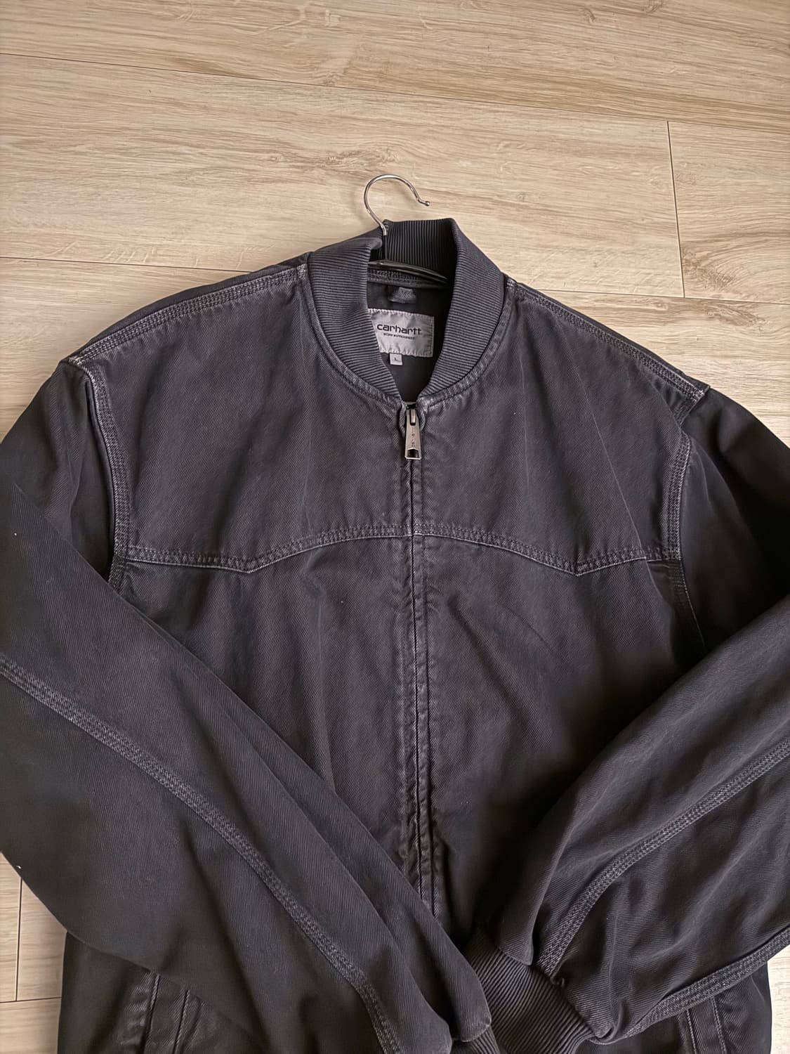 [L]칼하트윕 og산타페 봄버 블랙 스톤 다이드 상품이미지2