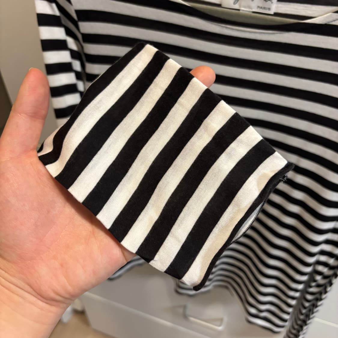 아네스베 agnès b 스트라이프 긴팔 티셔츠 상품이미지3