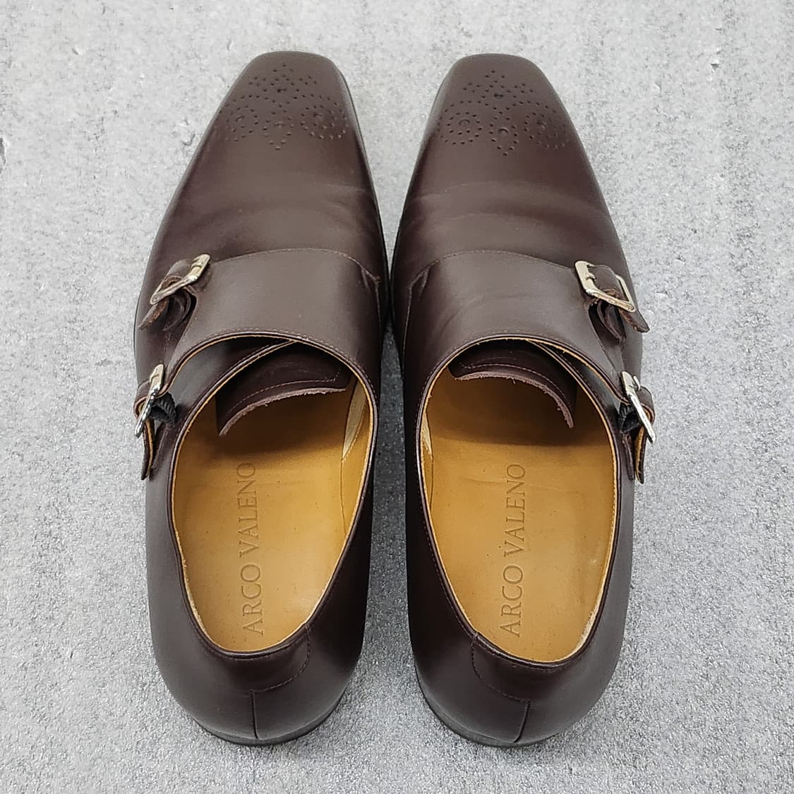 수제화 명가 ARCO VALENO 남성 더블 몽크 스트랩 핸드메이드 로퍼 상품이미지3