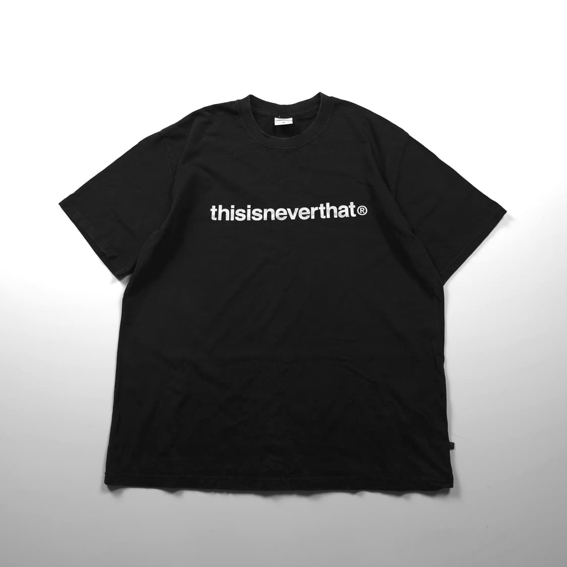 디스이즈네버댓 빅로고 박시핏 블랙 티셔츠 (XL) 상품이미지1