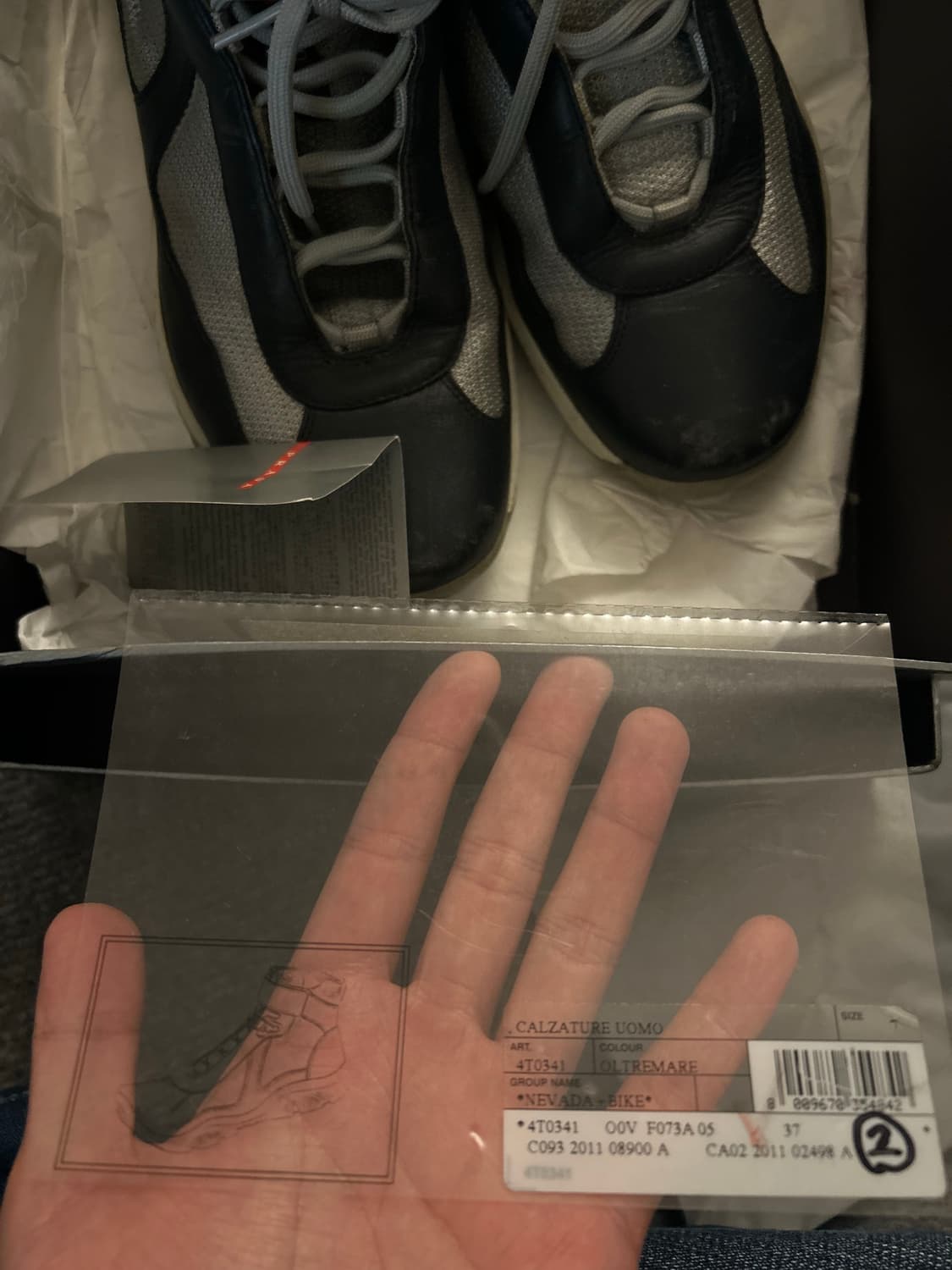 Prada 아메리카컵 하이 7 (270~275) 풀 박스 상품이미지4