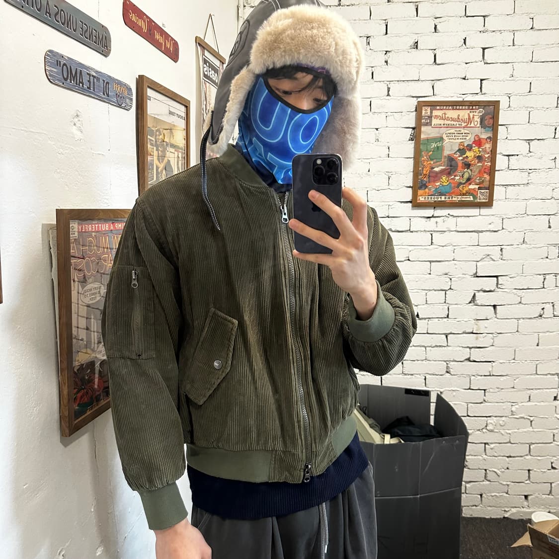 WV 프로젝트 타르트 코듀로이 항공점퍼 상품이미지3