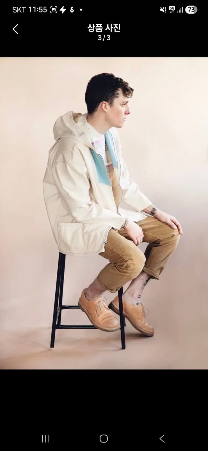 리바이스 LVC 후드 집업 L 상품이미지1