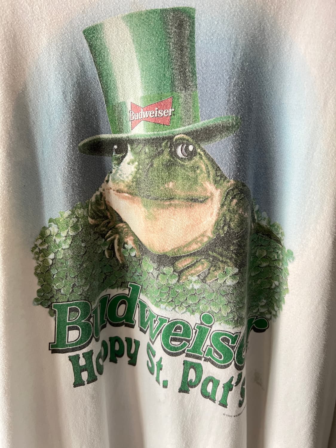 [2XL]1996 버드와이저 슈퍼볼 프로그 롱슬리브 티셔츠 상품이미지3