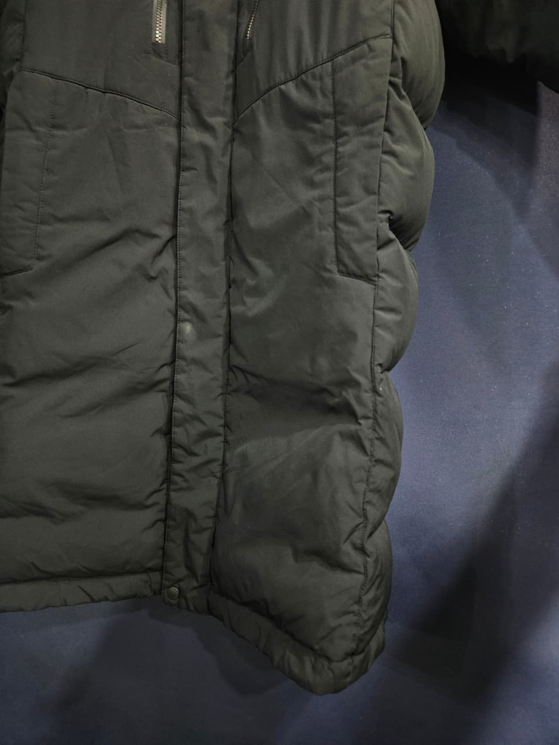 코오롱스포츠 고어텍스 블랙컬러 남성 105 구스다운 롱패딩  상품이미지7