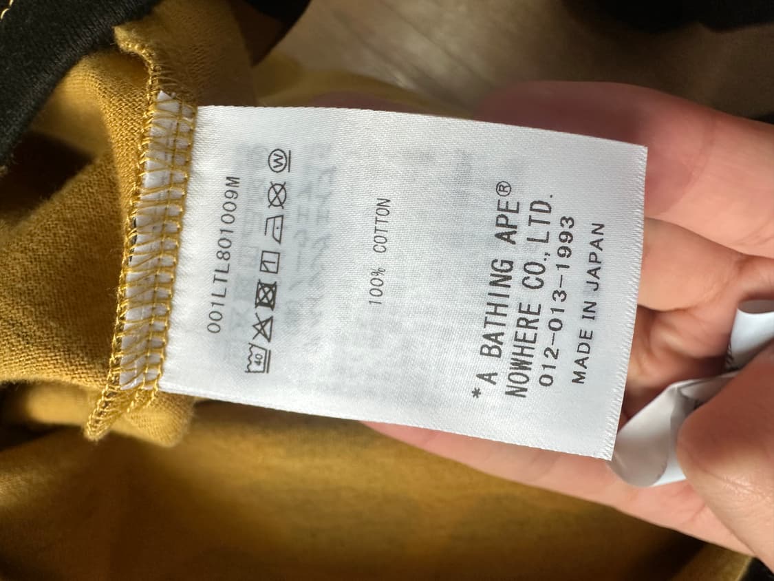 베이프 원포인트 롱슬리브 카모 상품이미지5