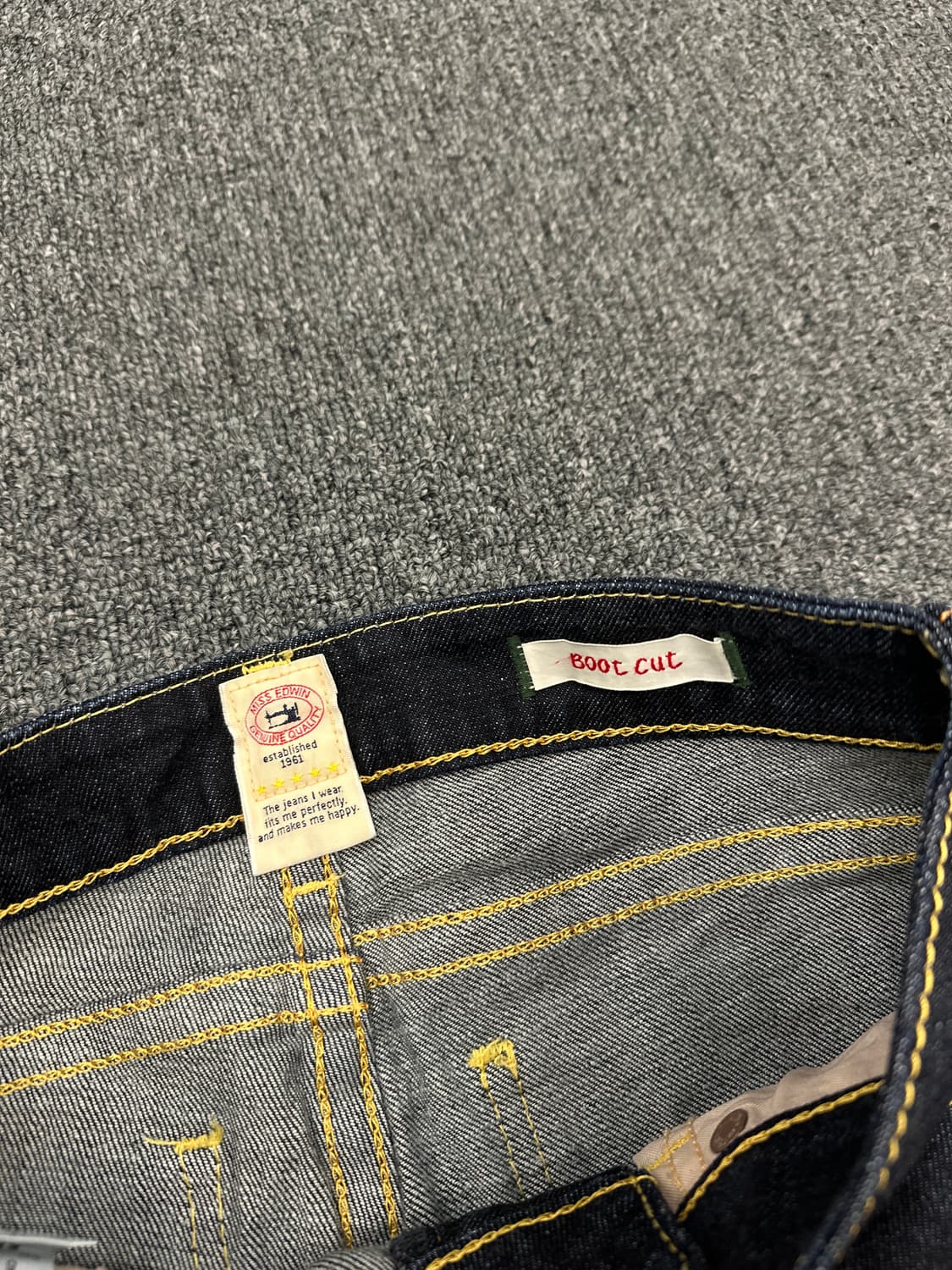 26) 에드윈 y2k 빈티지 부츠컷 데님팬츠 상품이미지5