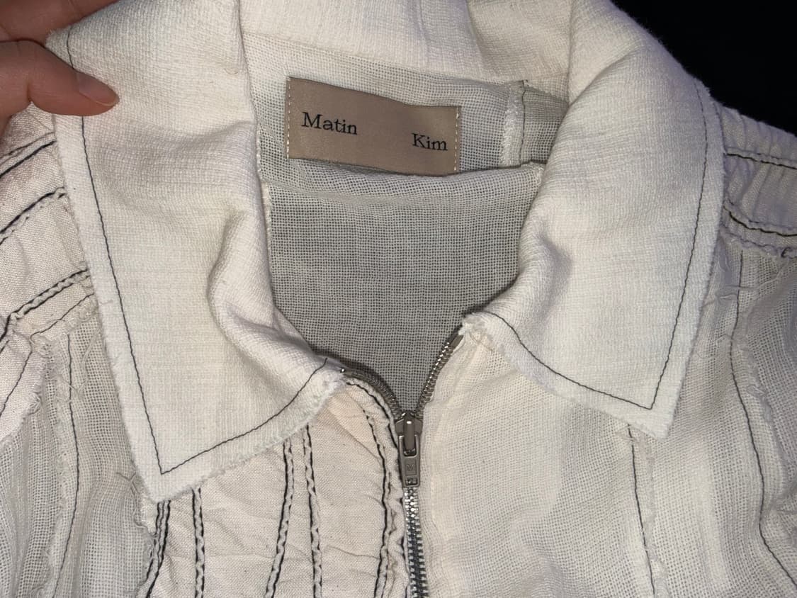 마땡킴 린넨 봄버 자켓 상품이미지4