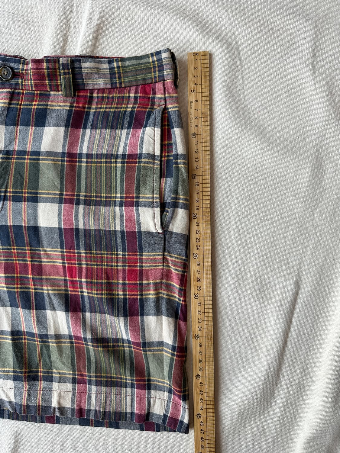 브룩스브라더스 마드라스풍 멀티 체크 쇼츠 34 상품이미지10