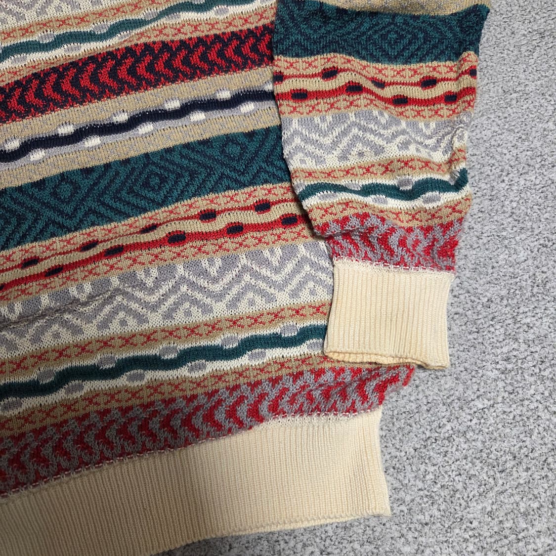 Corsini Italia 코시니 패턴 니트 L(100) 상품이미지4