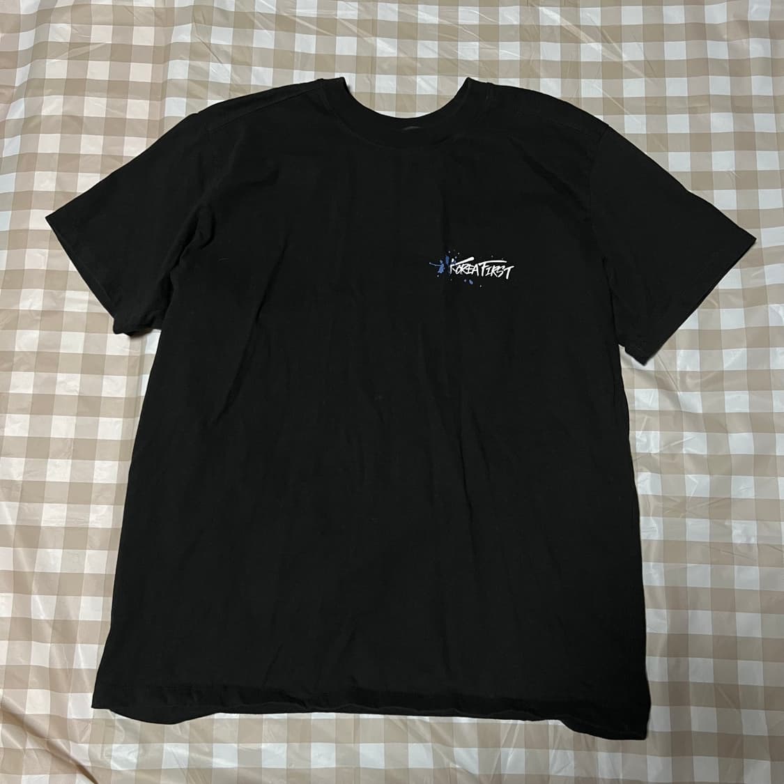 코리아 퍼스트 태극기 반팔 L 반팔티 셔츠 대한민국 코리아 상품이미지1