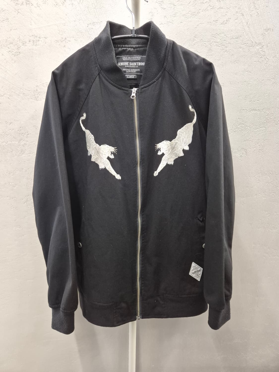 세인트페인 자수 스카잔 블루종 L 상품이미지2