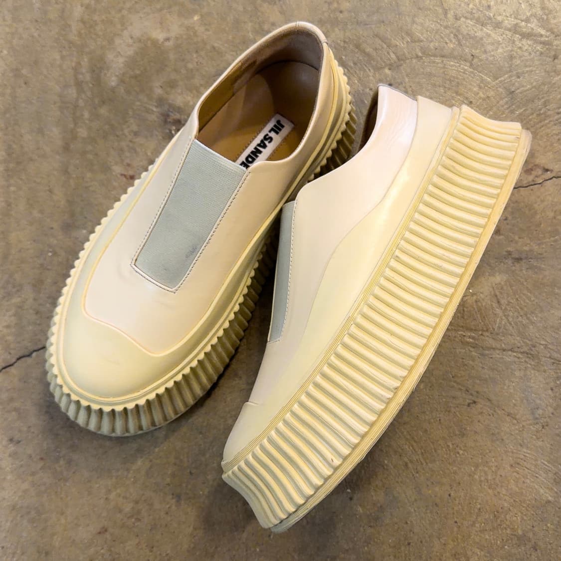 질샌더 레더 우먼 플랫폼 스니커즈 상품이미지1