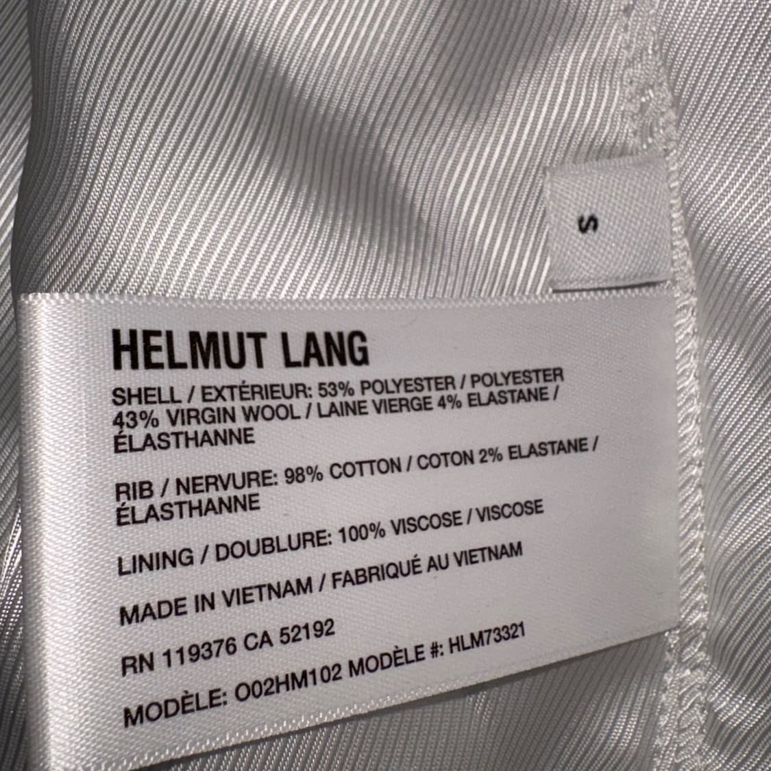 [S] Helmut Lang Bondage Bomber 상품이미지4