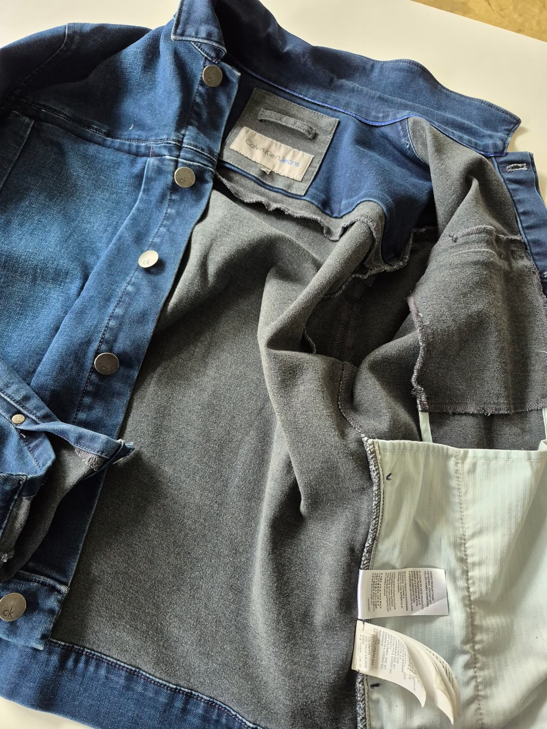 캘빈클라인 스판데님 자켓 상품이미지6