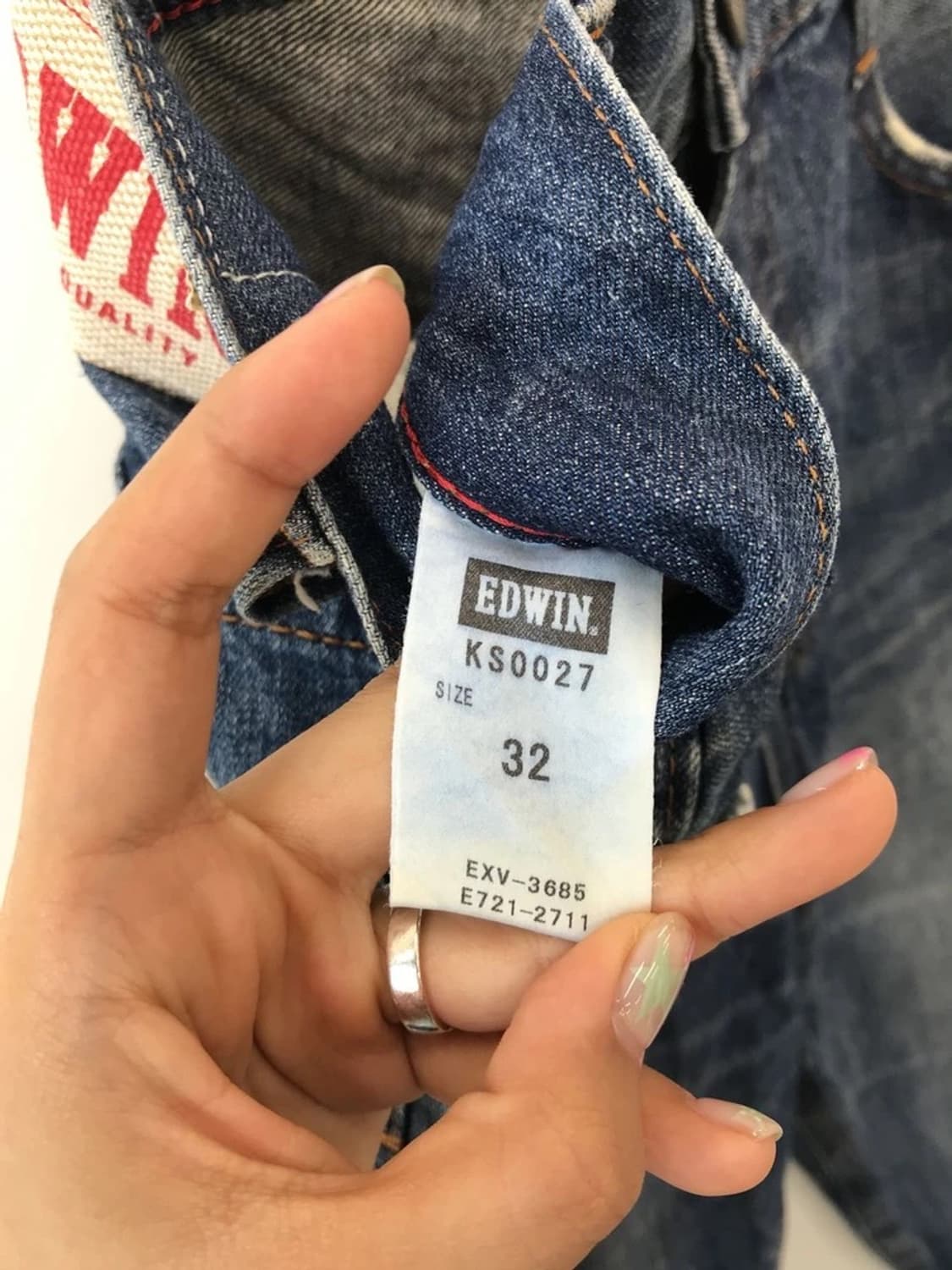 EDWIN Washed Denim Bermuda Shorts 상품이미지7