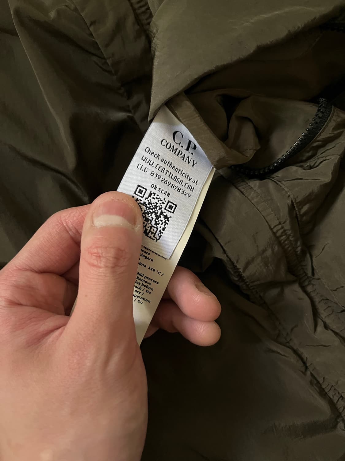 cp 컴퍼니 크롬 렌즈 오버 셔츠 자켓 (바람막이) 카키 L 상품이미지5
