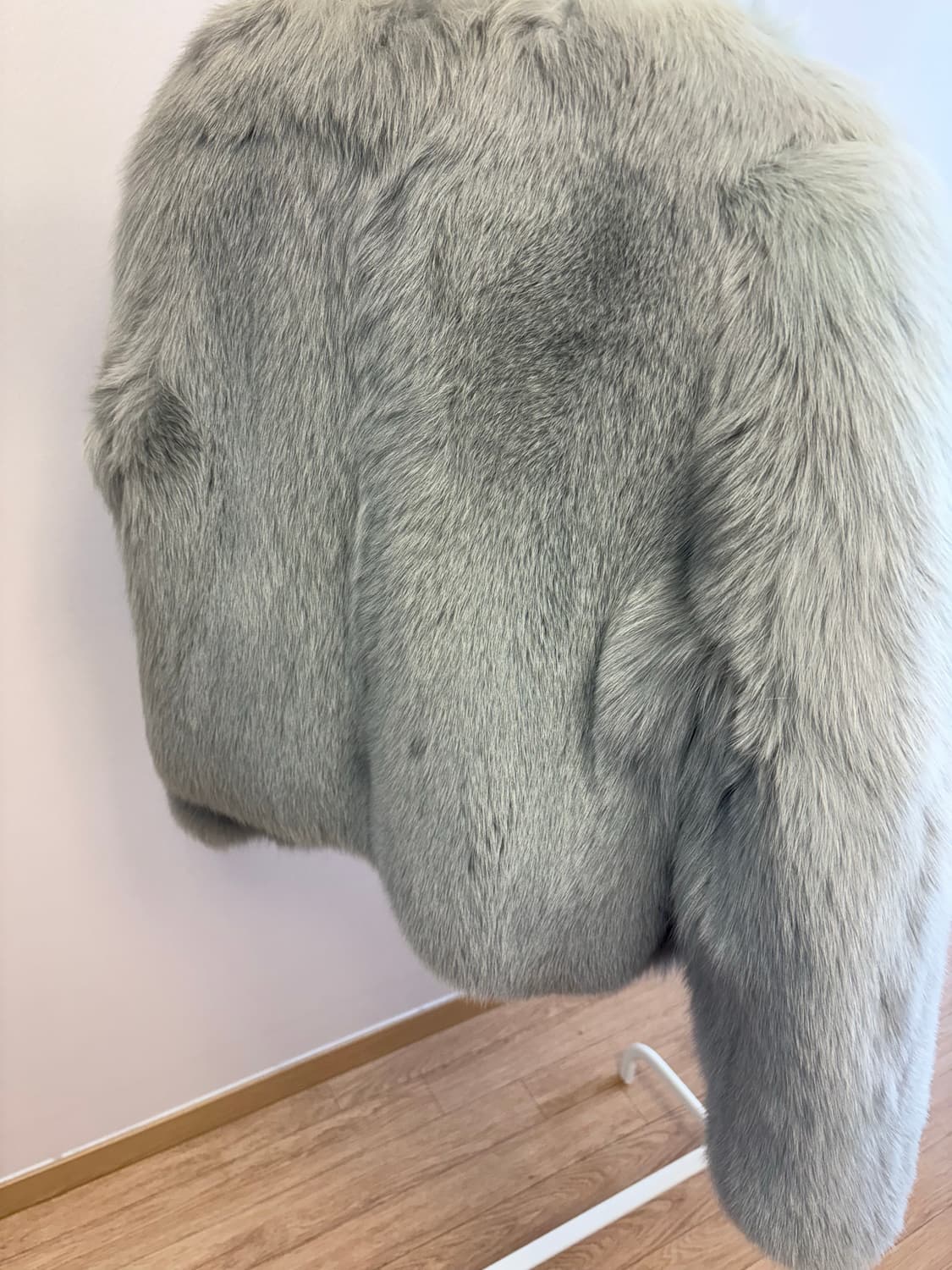 비탐 민트라이트블루 로얄 사가폭스 퍼 자켓 새상품  상품이미지3