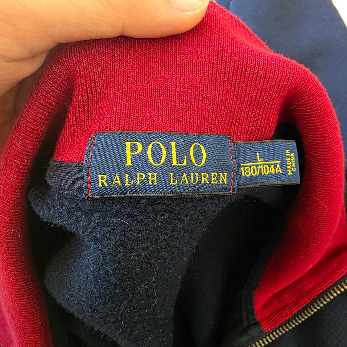 폴로 랄프로렌 코튼 집업 스타디움 자켓 L 상품이미지2