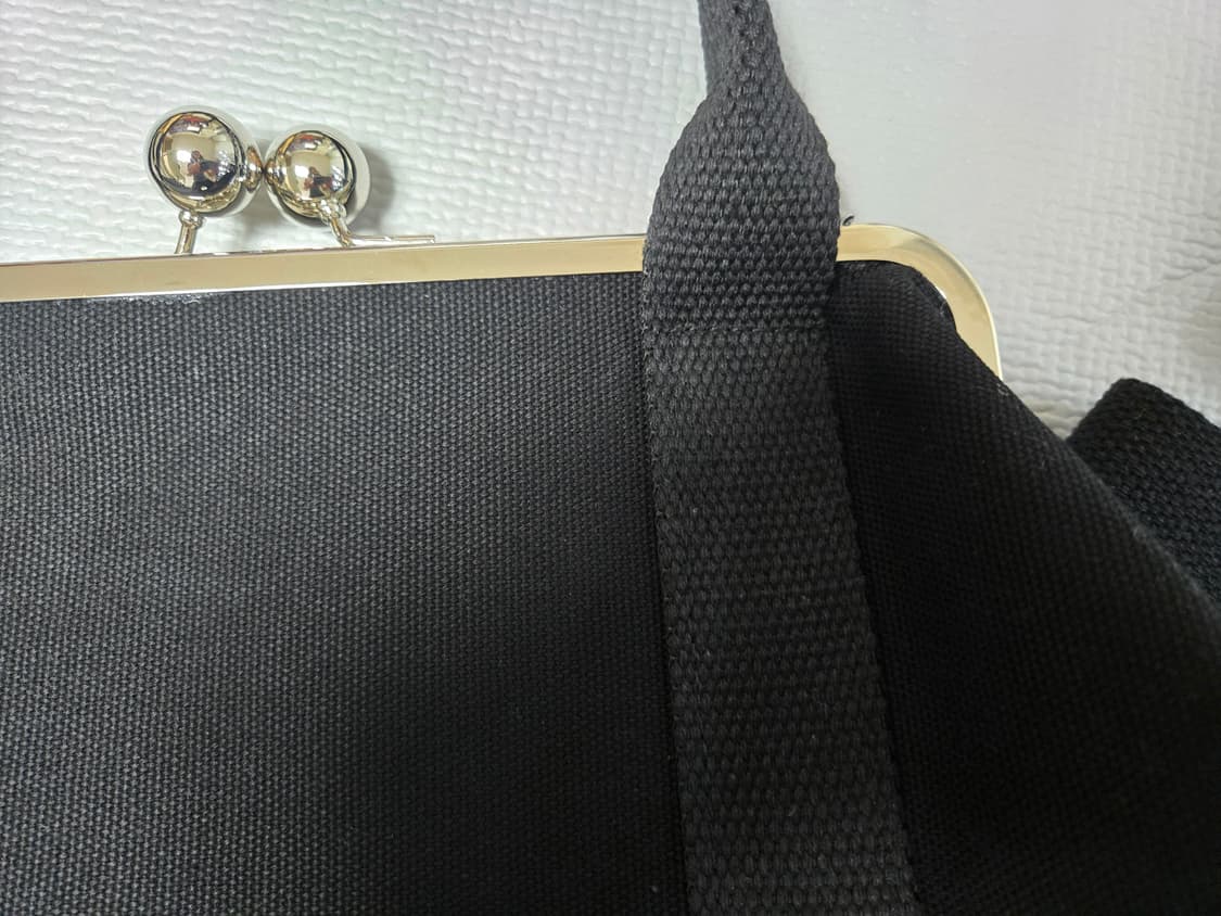 가마구치 크로스 토트 백 캠버스천 상품이미지2