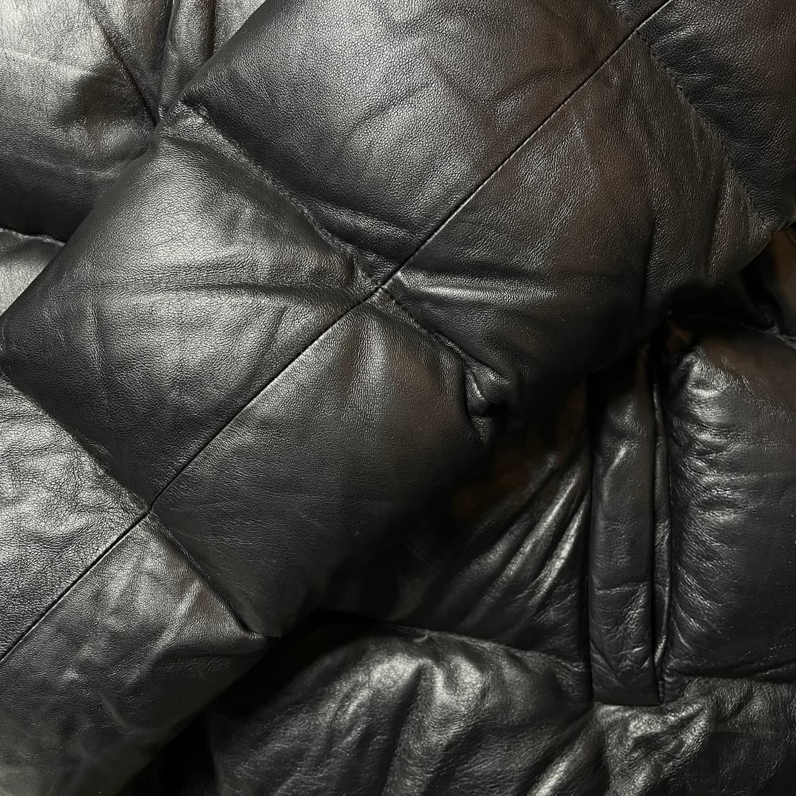 ROBO italy leather padding jacket 상품이미지6