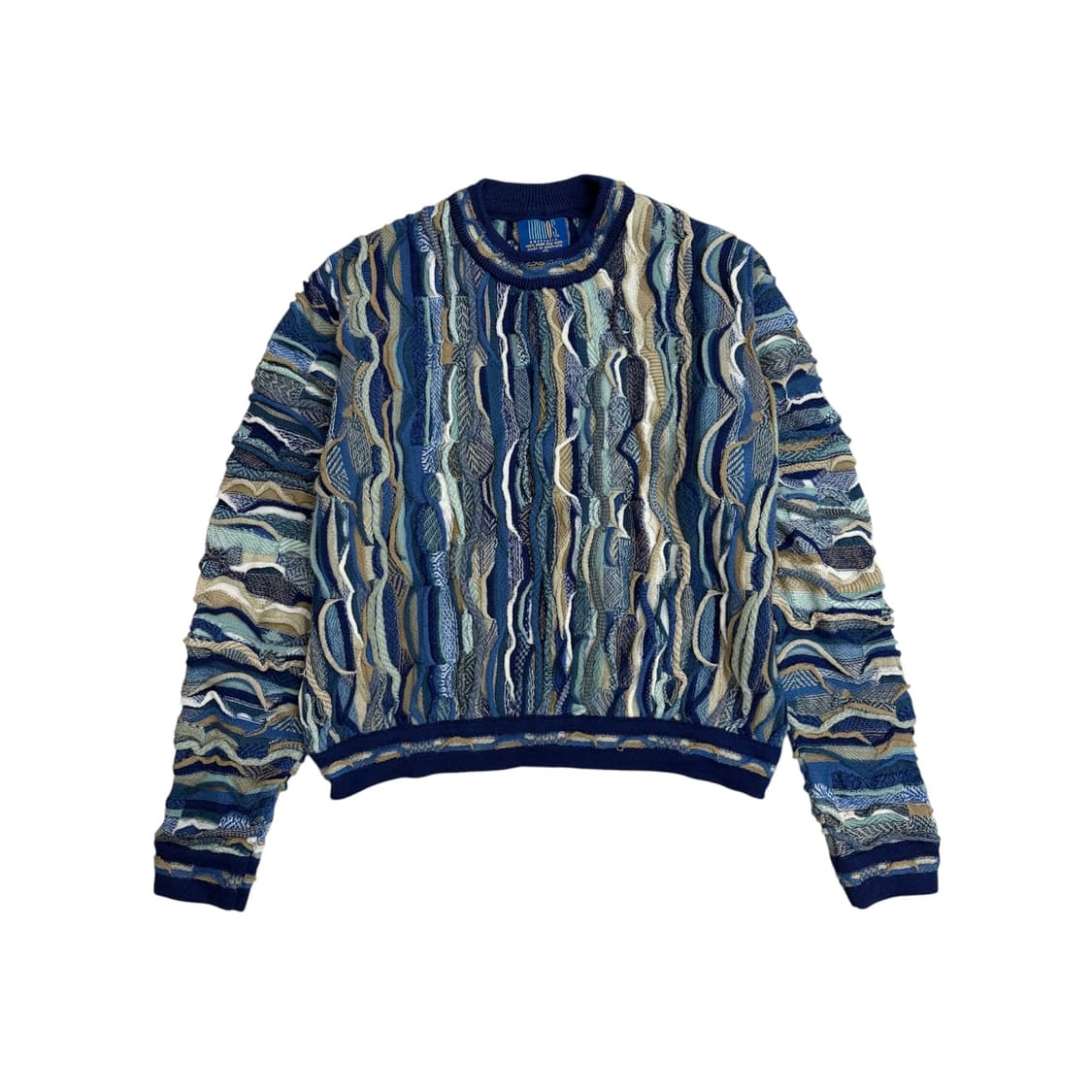 limnos 림노스 90‘s 3D 쿠지 스타일 케이블 니트 s 상품이미지1