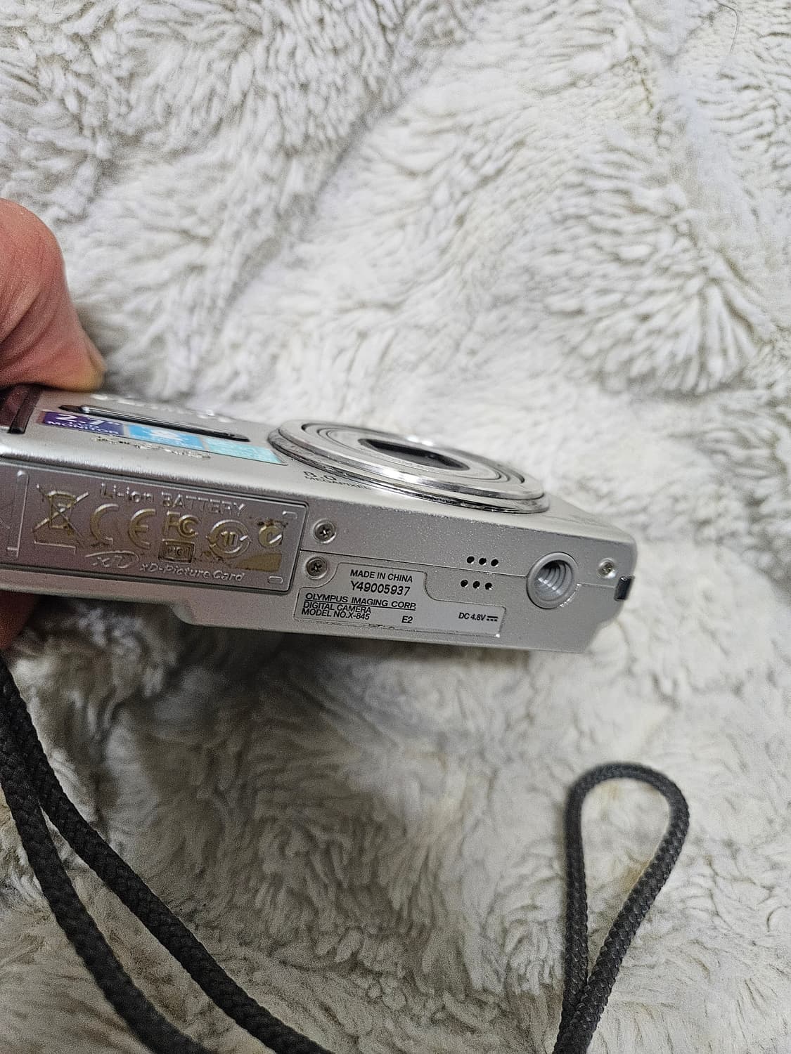 올림푸스 X-845 실버 디지털카메라 레트로 디카 상품이미지4