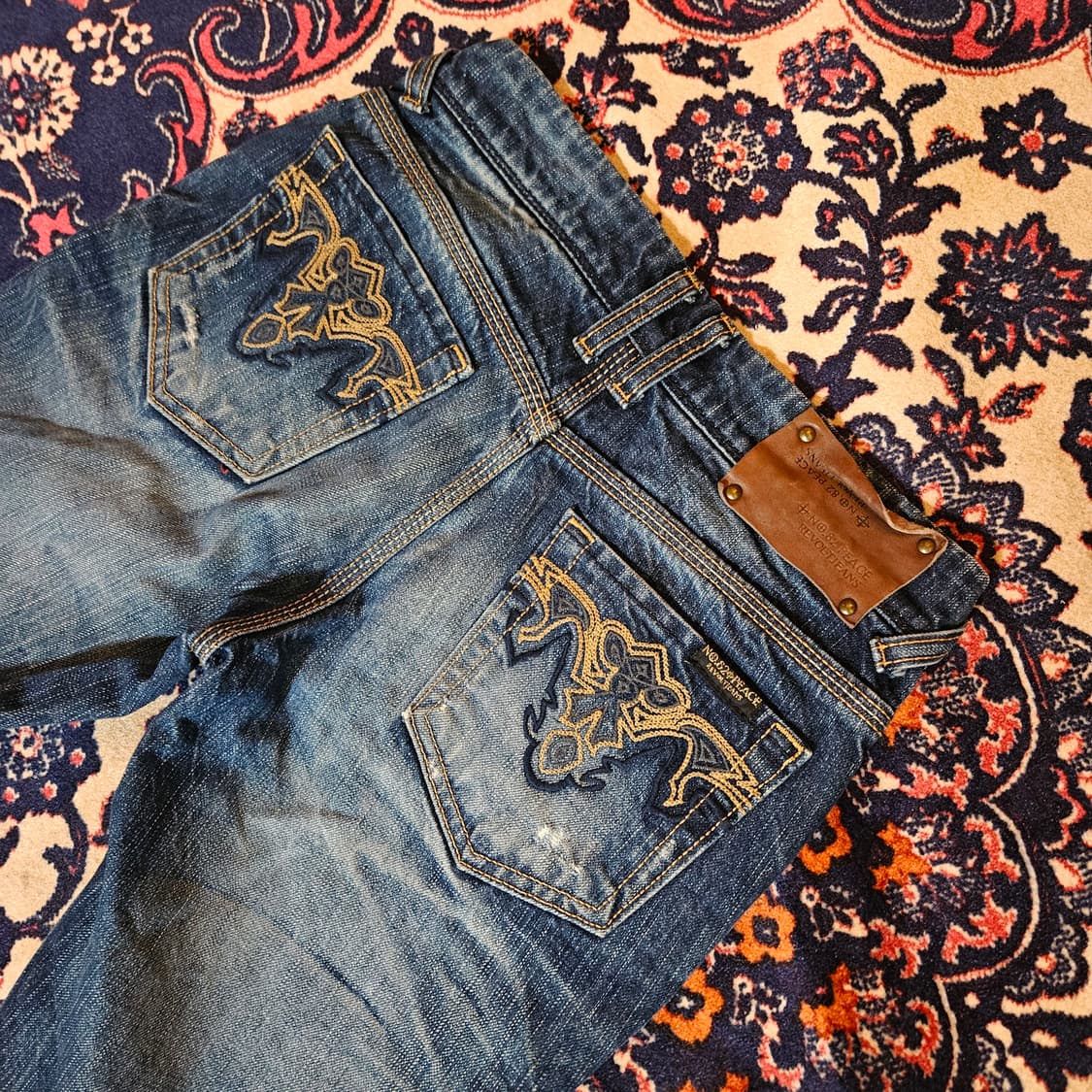 노바디(Nobody Jeans) 포켓 자수 워시드 세미 부츠컷 26  상품이미지6