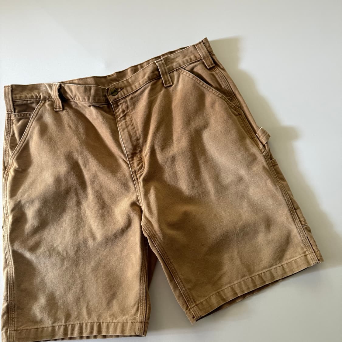 (os) Carhartt 칼하트 캔버스 카펜터 반바지 쇼츠 상품이미지3
