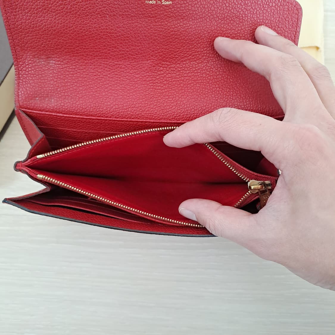 [100%/정품] 루이비통 사라 월릿 모노그램 앙프렝뜨, 루이비통지갑 상품이미지8