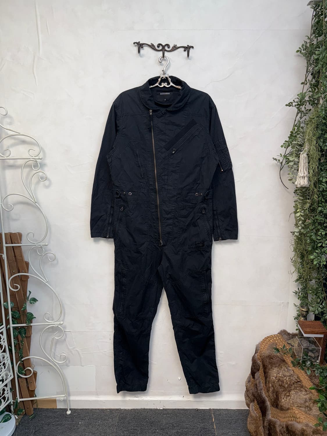 Buckaroo black zipper cargo jump suit 상품이미지3