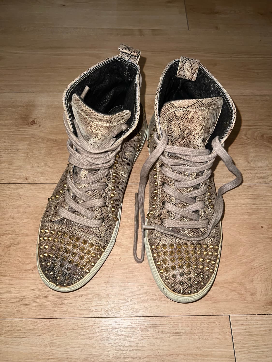 빈티지 뱀피 하이탑  상품이미지1