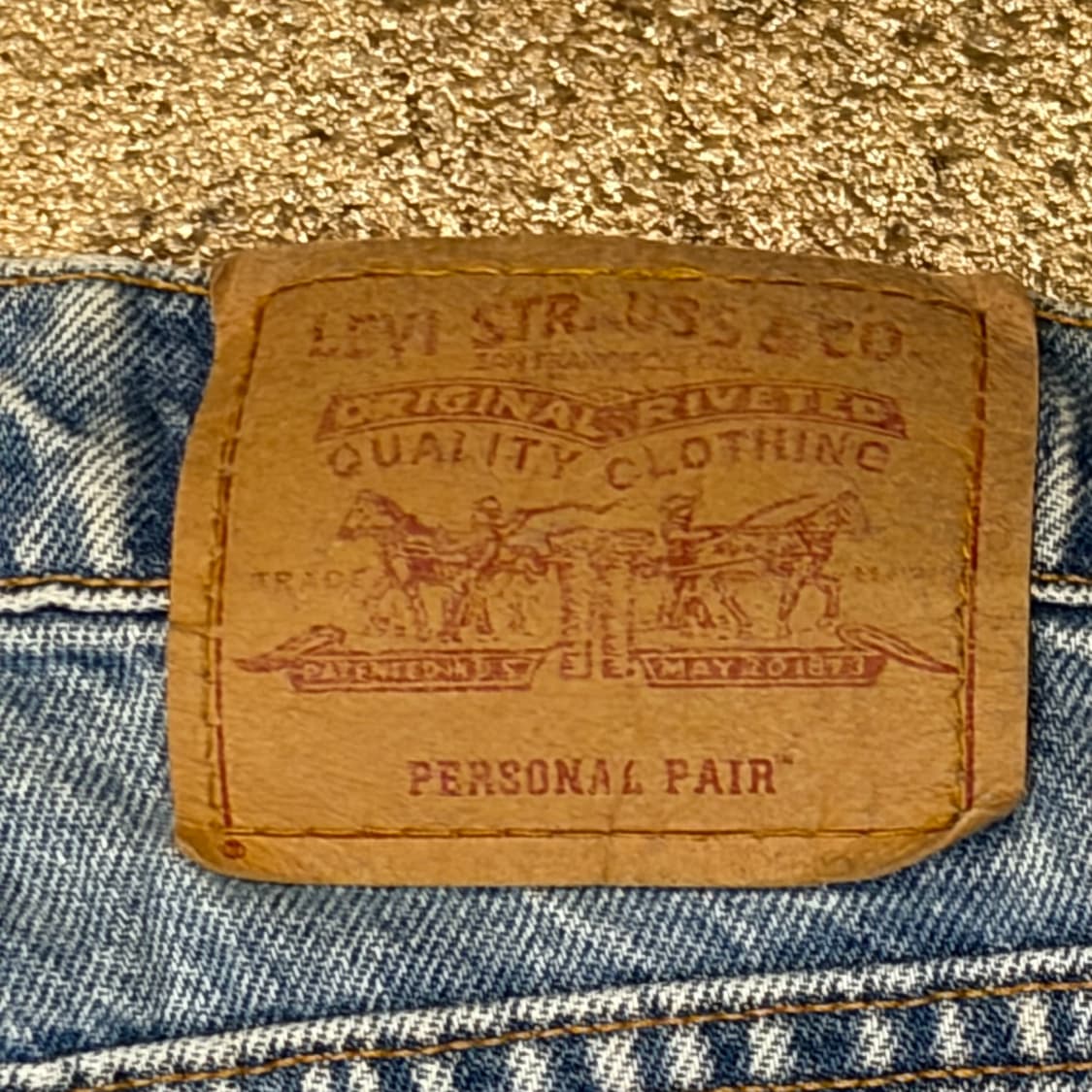 90s Made in USA  빈티지 리바이스 573 퍼스널페어 청바지 상품이미지8