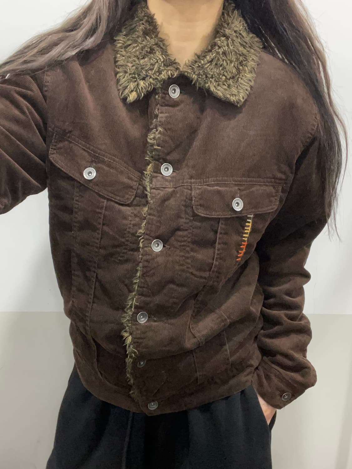 (빈티지) T&C Surf 코듀로이 쉐르파 자켓 상품이미지1