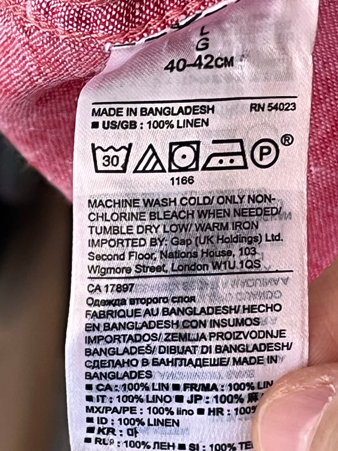 바나나리퍼블릭 린넨 셔츠 상품이미지4