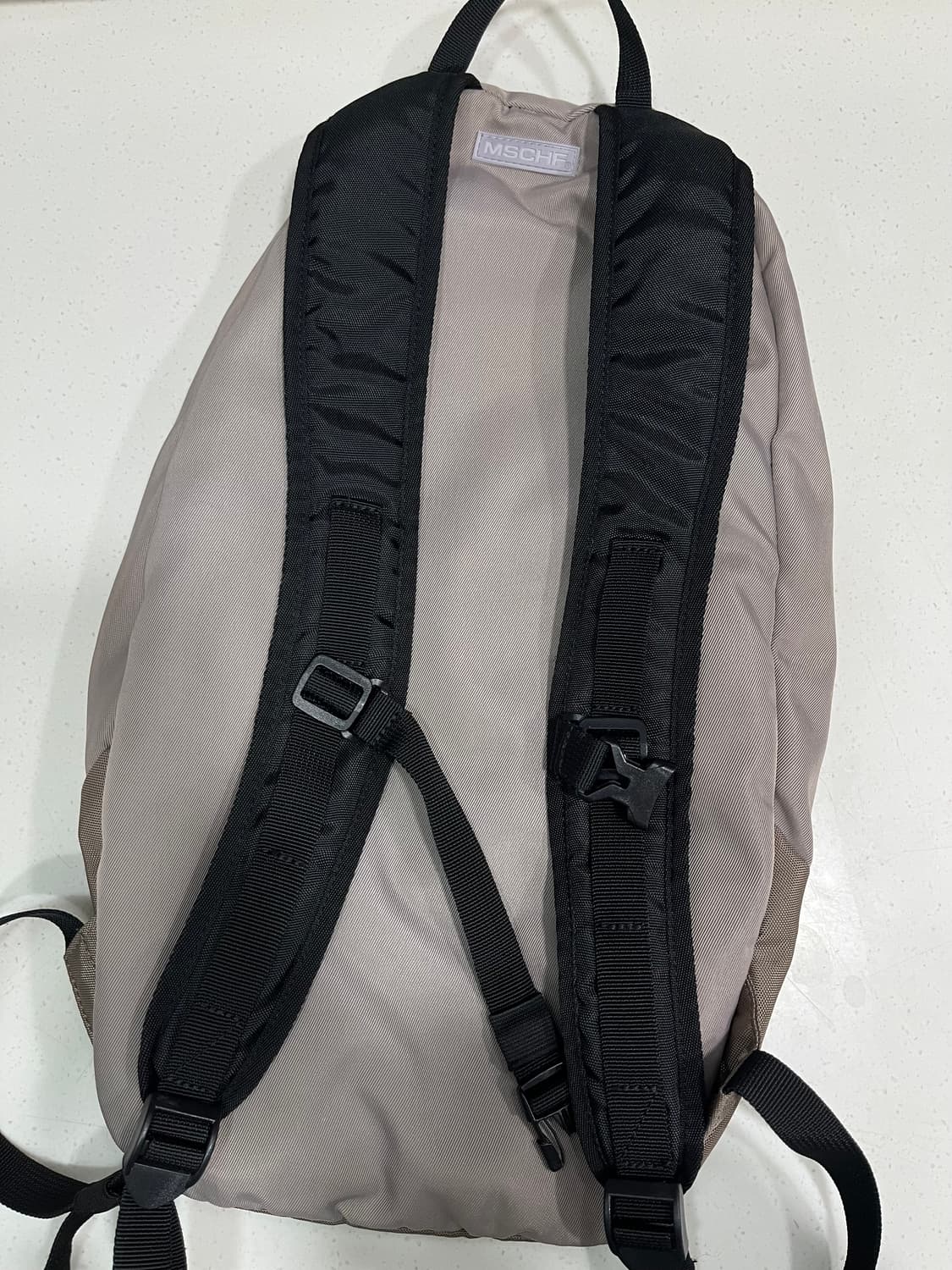 미스치프 롬버스 백팩 핑크 그레이 상품이미지2