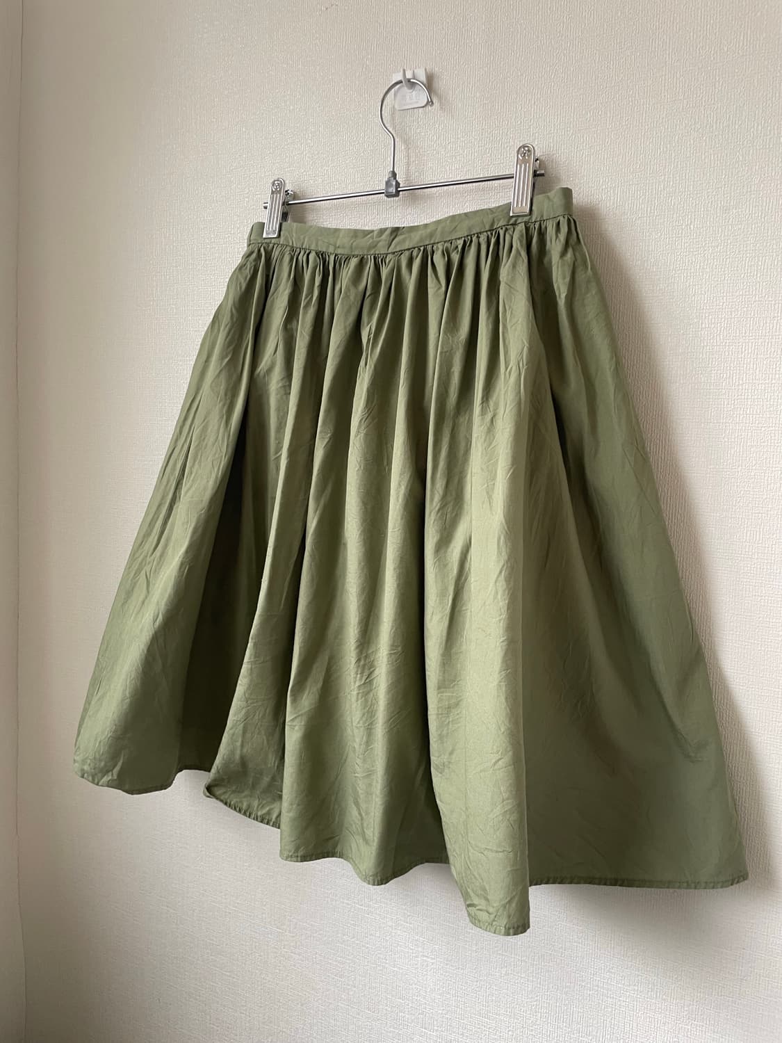 khaki pleats cotton skirt&top 상품이미지7
