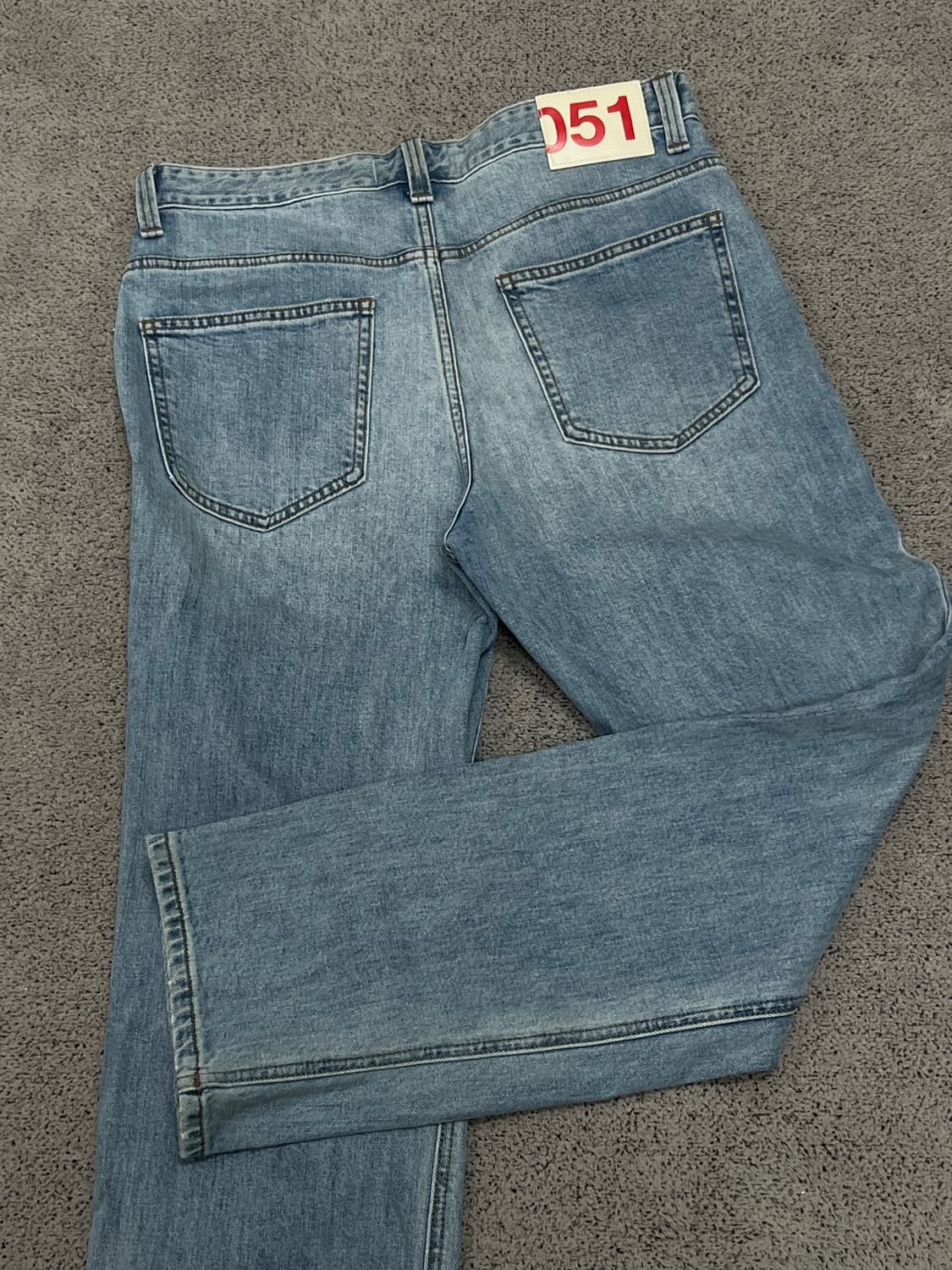 (32) 플랙 051 연청 데님 팬츠 상품이미지3