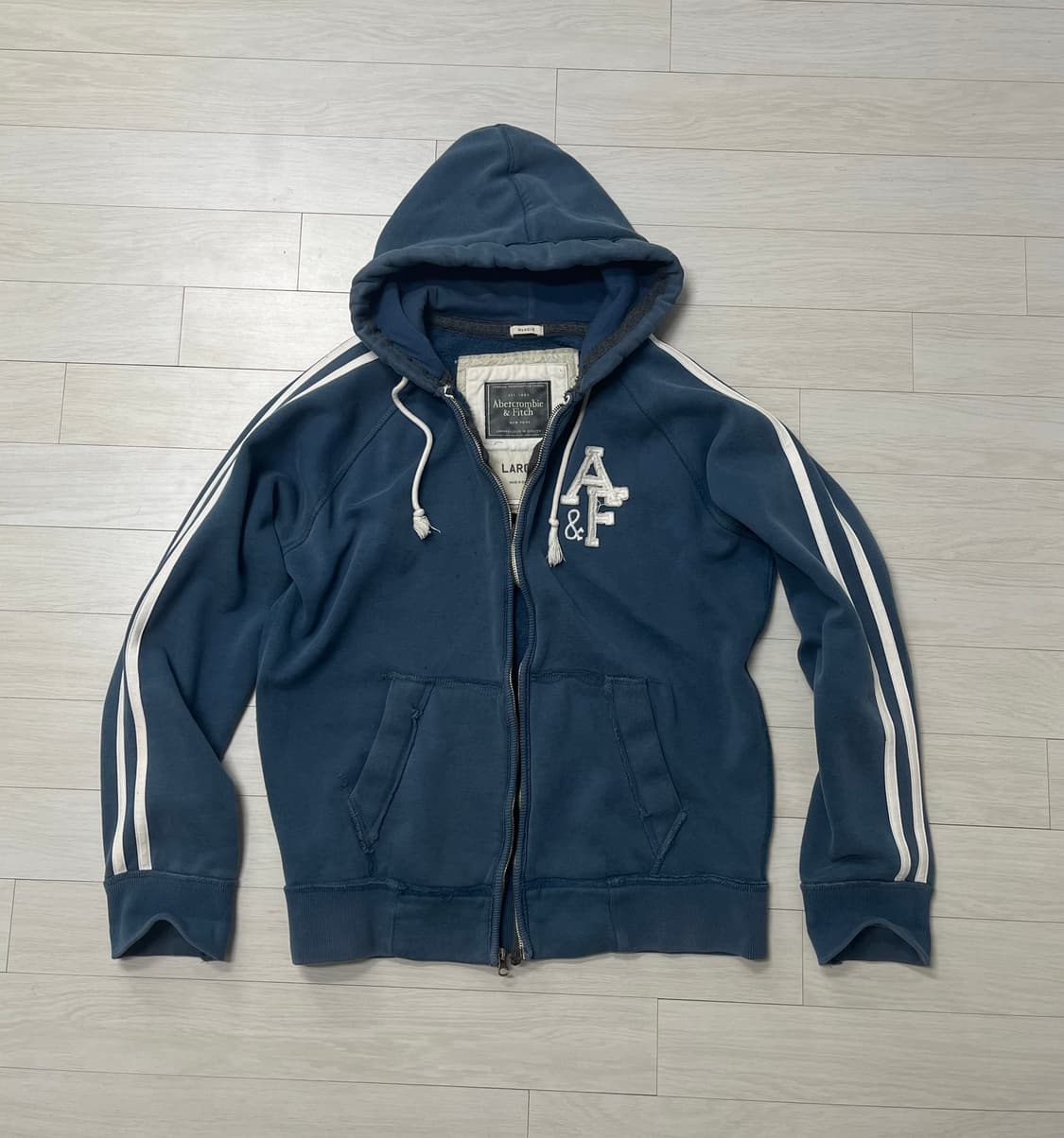 아베크롬비 후드 사이드라인 y2k 블루 L 상품이미지1