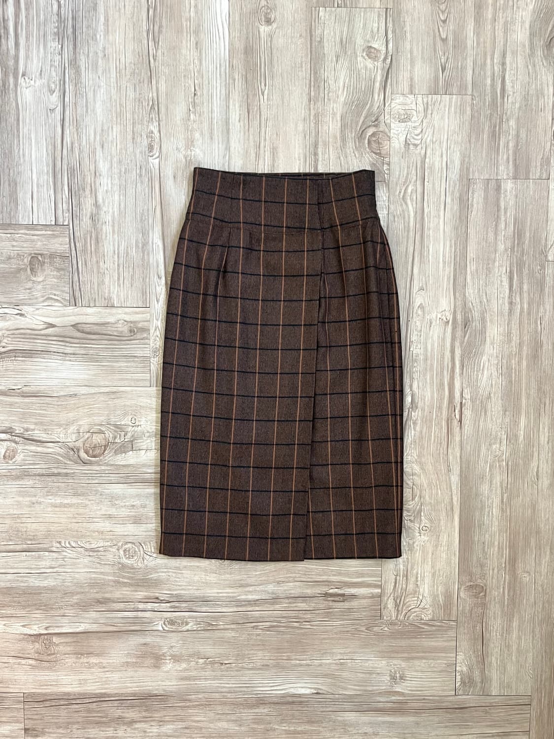 Miss Chloe 더블 체크 스커트 상품이미지1