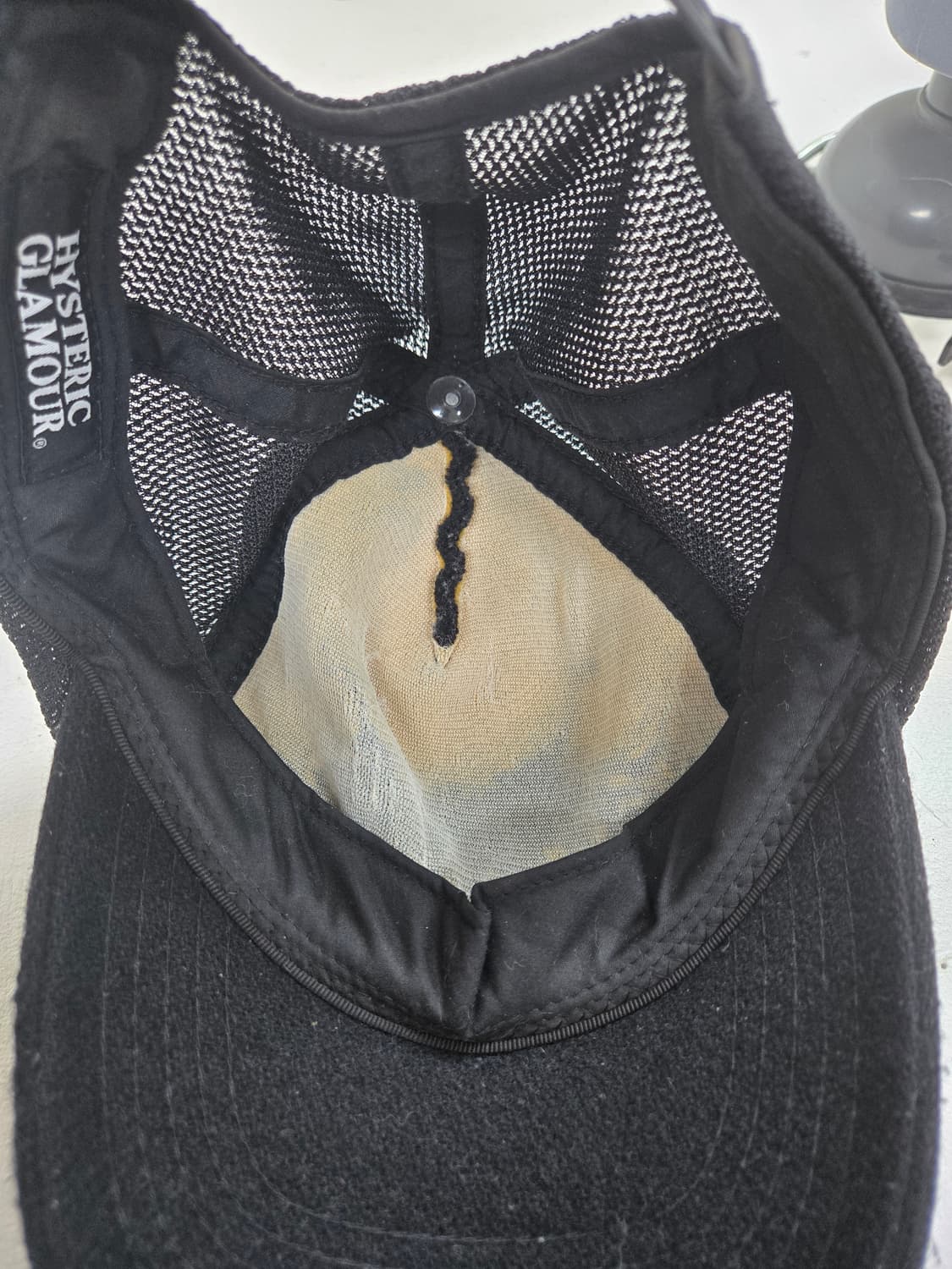 히스테릭 글래머 블랙 볼캡 모자 상품이미지5