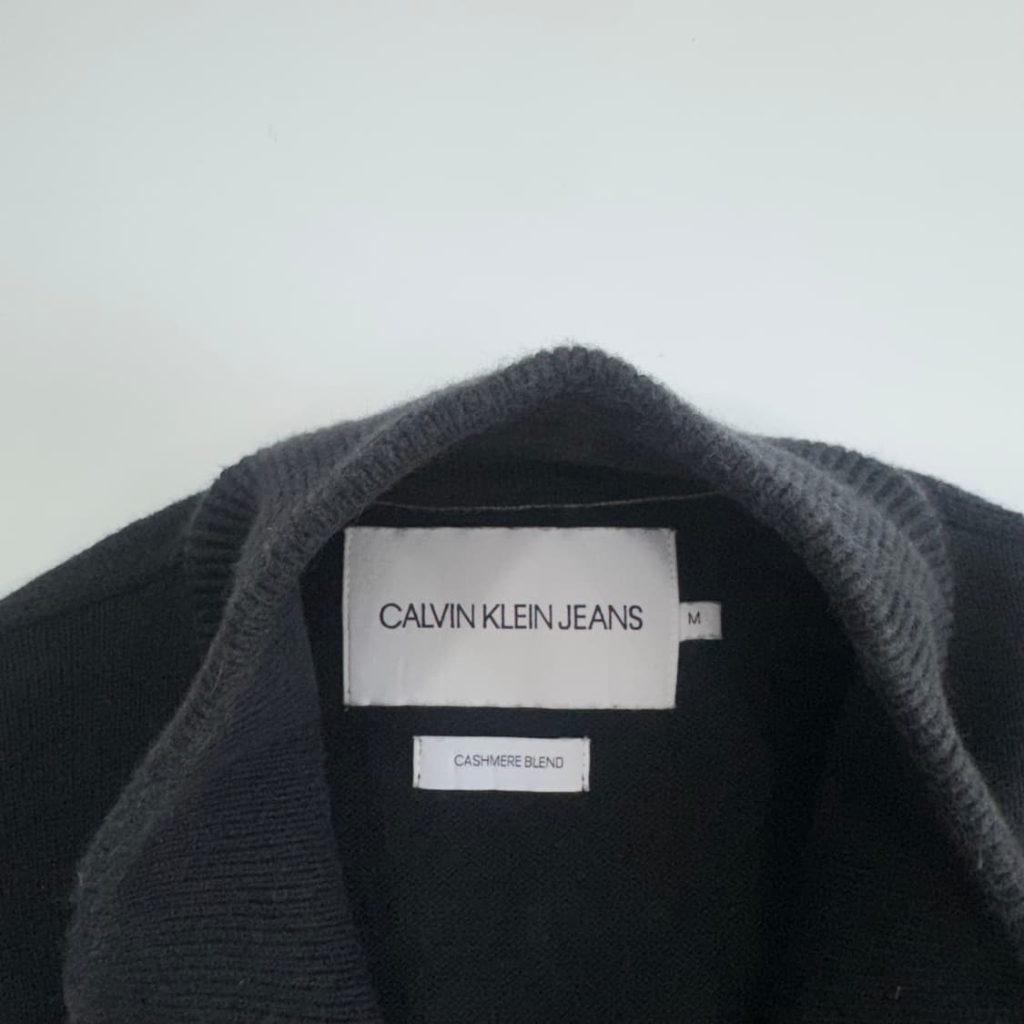 Calvin Klein jeans 켈빈클라인 블랙 니트 집업 상품이미지5