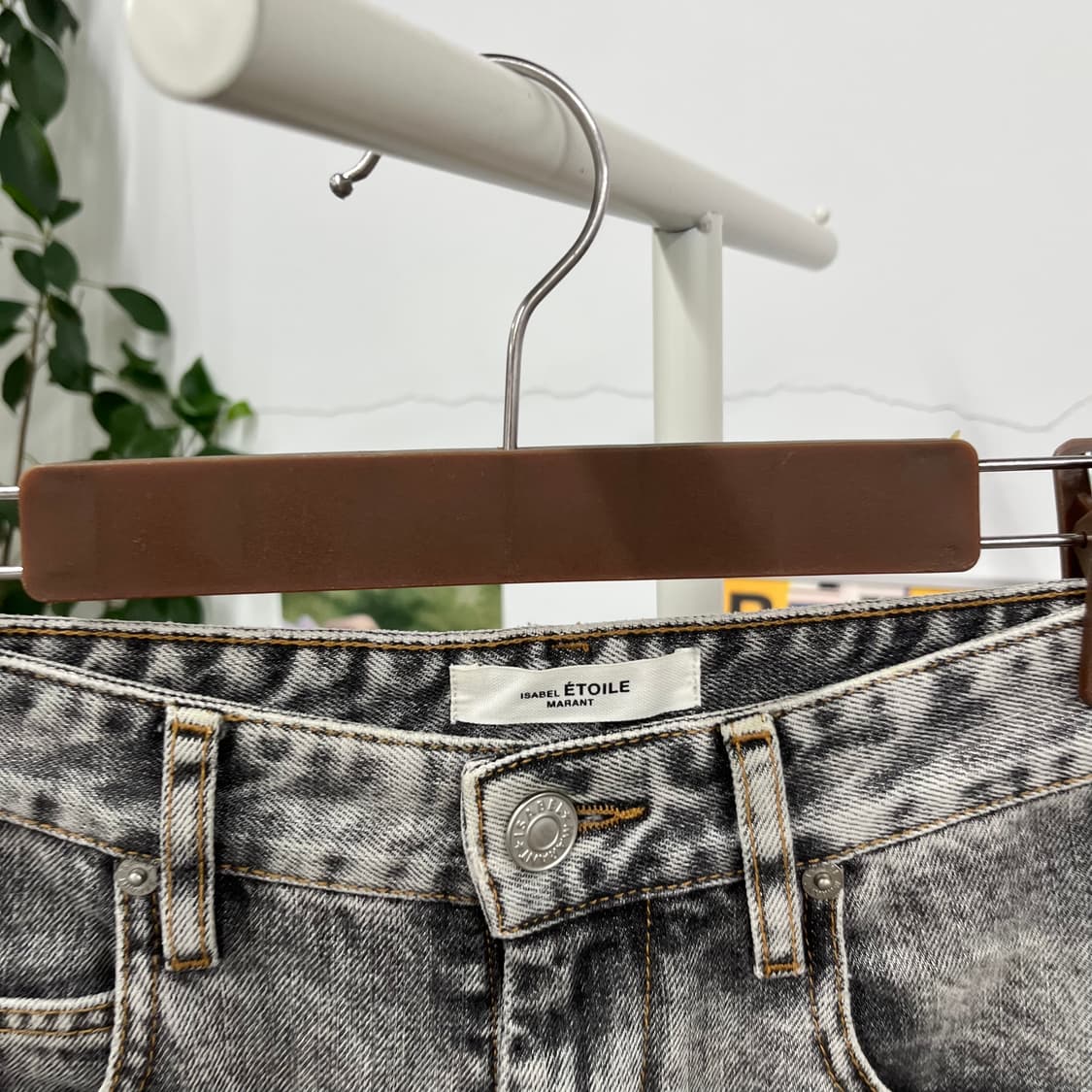 이자벨마랑 흑청 데님 팬츠 34 상품이미지3