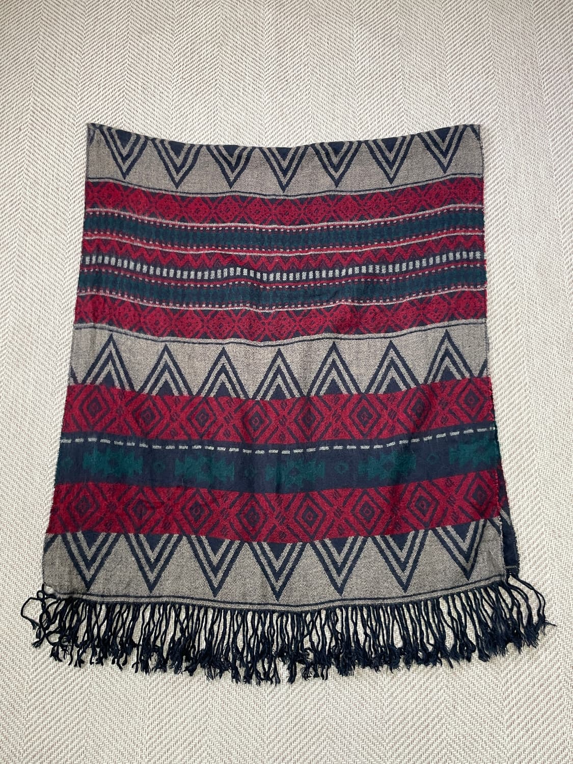 빈티지 네이티브 아메리칸 사우트웨스턴 리버시블 블랭킷  J03592 상품이미지1
