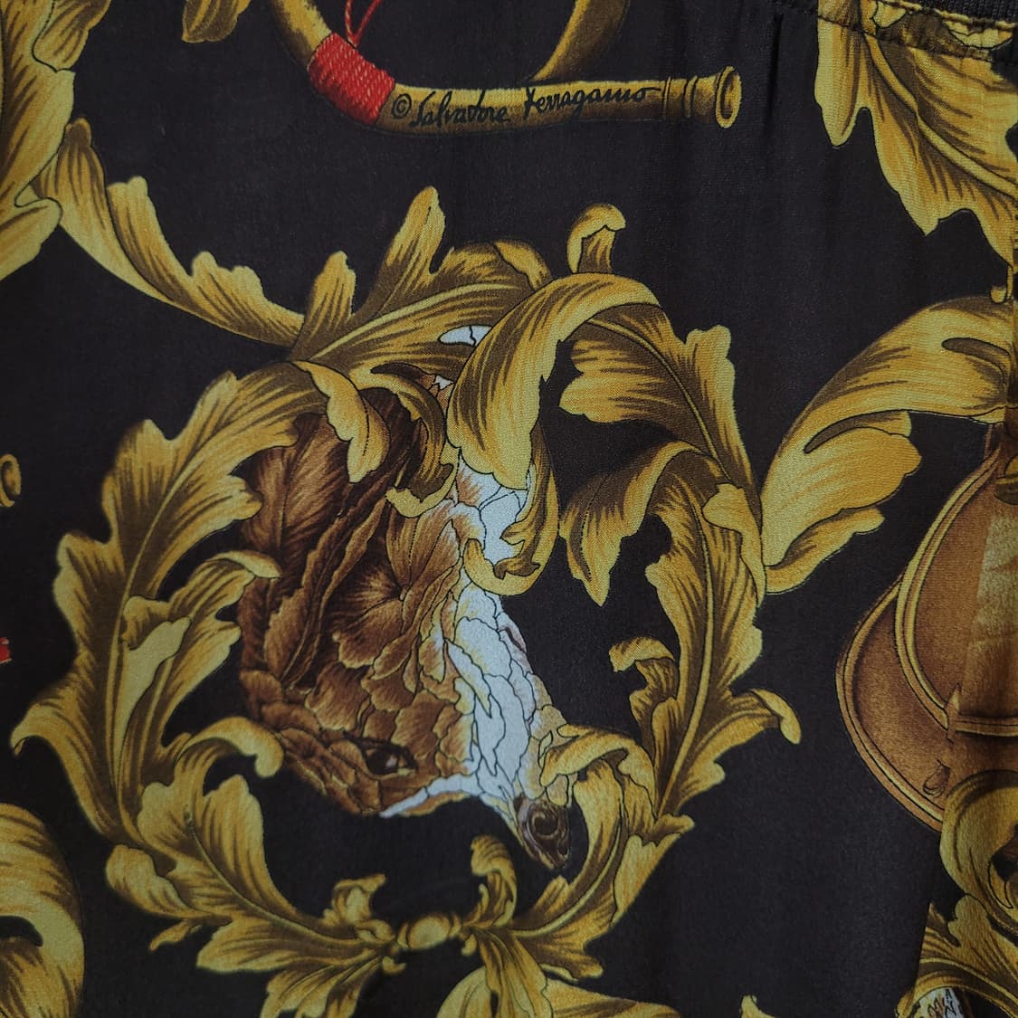 Salvatore Ferragamo 페라가모 실크 셔츠  상품이미지3