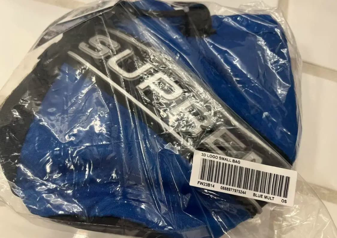 [S] 슈프림 스몰 신치 파우치 블루 23FW 새상품 상품이미지2
