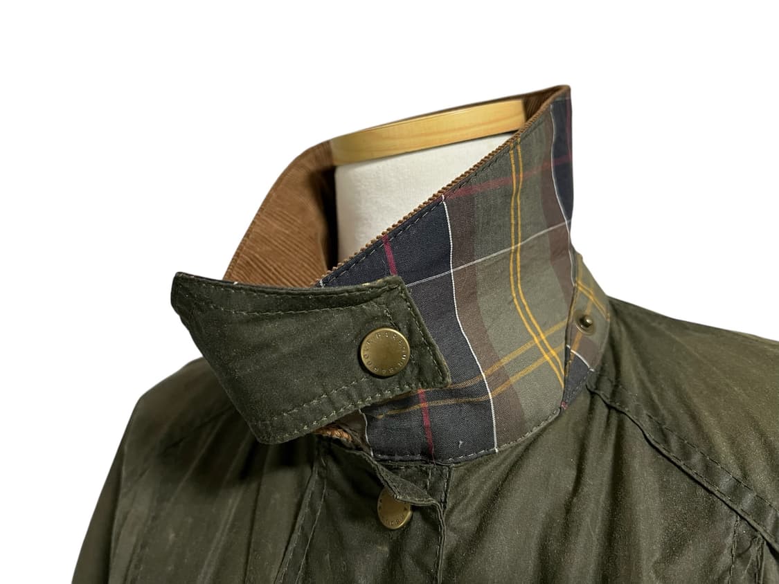 바버 라이트웨이트 4oz 왁스 자켓 UK 10 여성 상품이미지9